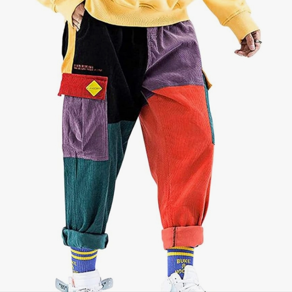 Mens Patchwork Cargo Pants SOLD